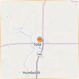 Allen County Community College Location Map