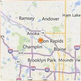 Anoka Ramsey Community College Location Map