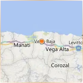 Caribbean University Vega Baja Location Map Caribbean University Vega Baja Location Map