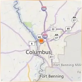 Columbus Technical College Location Map