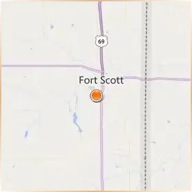 Fort Scott Community College Location Map