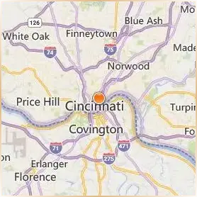 Gods Bible School and College Location Map Gods Bible School and College Location Map