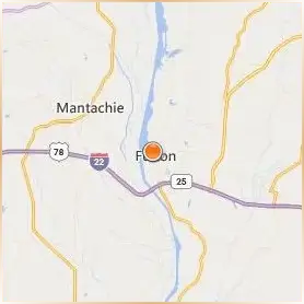 Itawamba Community College Location Map