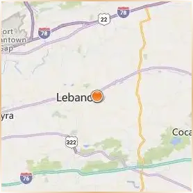 Lebanon County Area Vocational Technical School Location Map Lebanon County Area Vocational Technical School Location Map