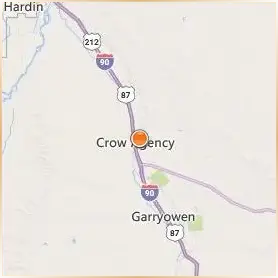 Little Big Horn College Location Map Little Big Horn College Location Map