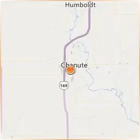 Neosho County Community College Location Map