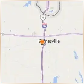 North Central Texas College Location Map