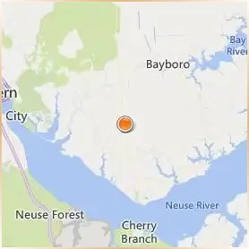 Pamlico Community College Location Map