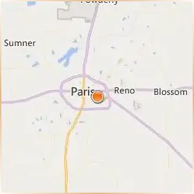 Paris Junior College Location Map Paris Junior College Location Map