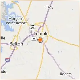 Temple College Location Map Temple College Location Map
