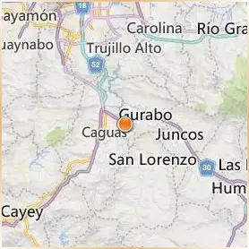 Universidad Ana G. Mendez Gurabo Location Map